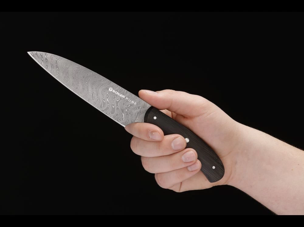 Damast Pure Allzweckmesser 2 Damast Pure Allzweckmesser – Bild 2