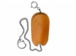 Leder-Etui Mit Kette