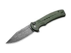 Cogent Damast Micarta Green
