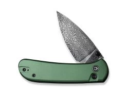 Qubit Aluminum Green Damascus -Messerladen civivi qubit aluminum green damascus 01we947 3 1280x1280