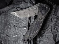 Synergy 3 Damascus G10 CF Black Tanto -Messerladen civivi synergy 3 damascus g10 cf black tanto 01we724dam 5 1280x1280