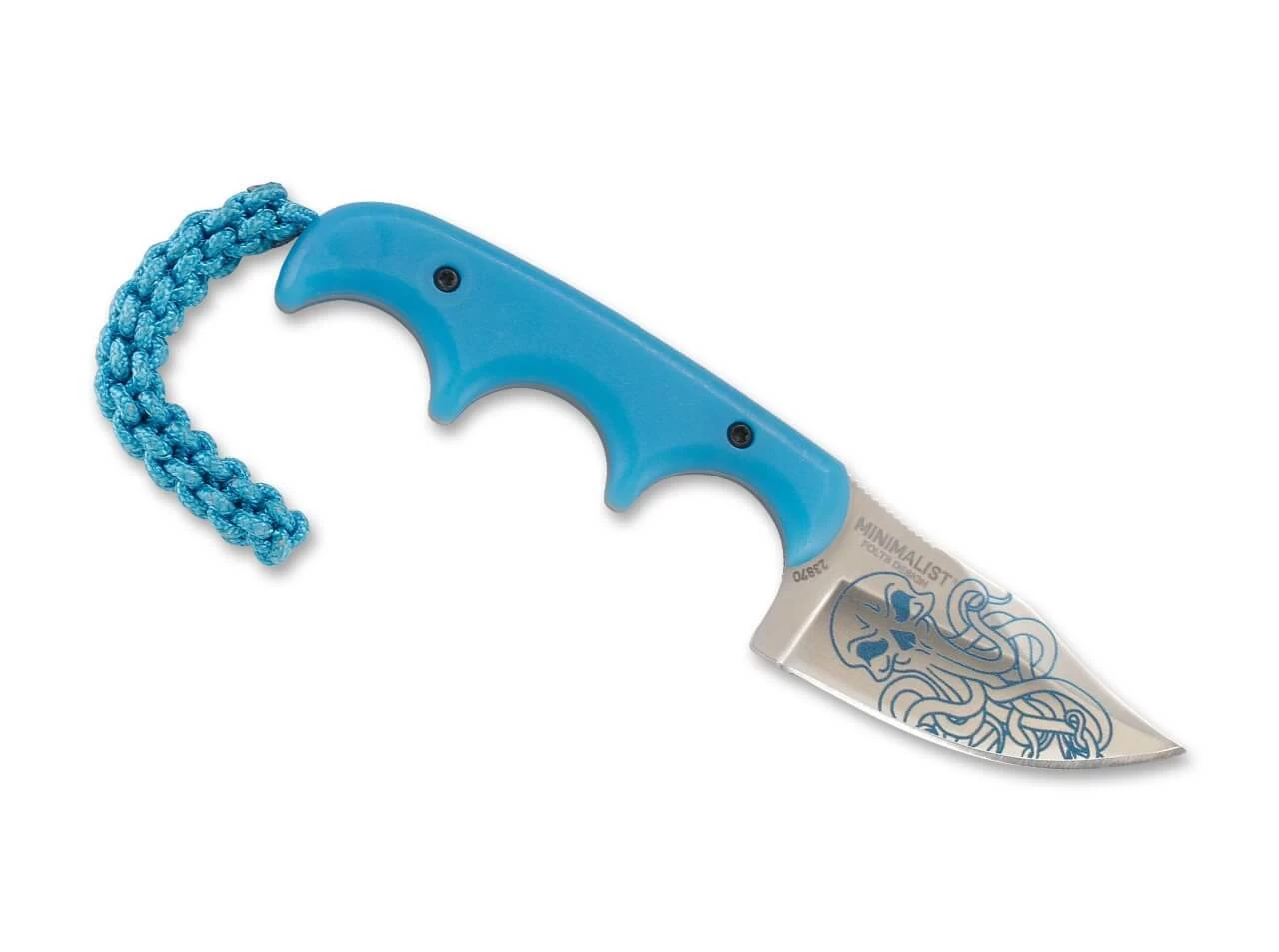 CRKT Minimalist Bowie Cthulhu Blue 2 CRKT Minimalist Bowie Cthulhu Blue – Bild 2