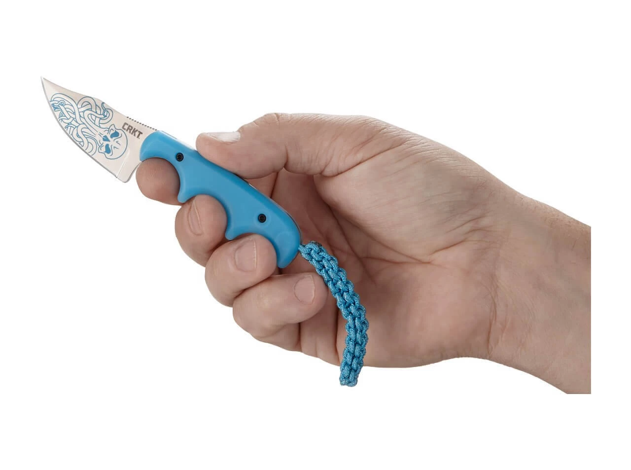 CRKT Minimalist Bowie Cthulhu Blue 9 CRKT Minimalist Bowie Cthulhu Blue – Bild 9