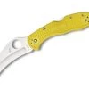 Spyderco Tasman Salt 2 Lightweight Yellow H1 Plain