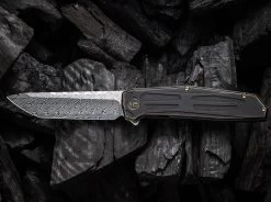 Shadowfire Titanium Black & Bronze Damascus